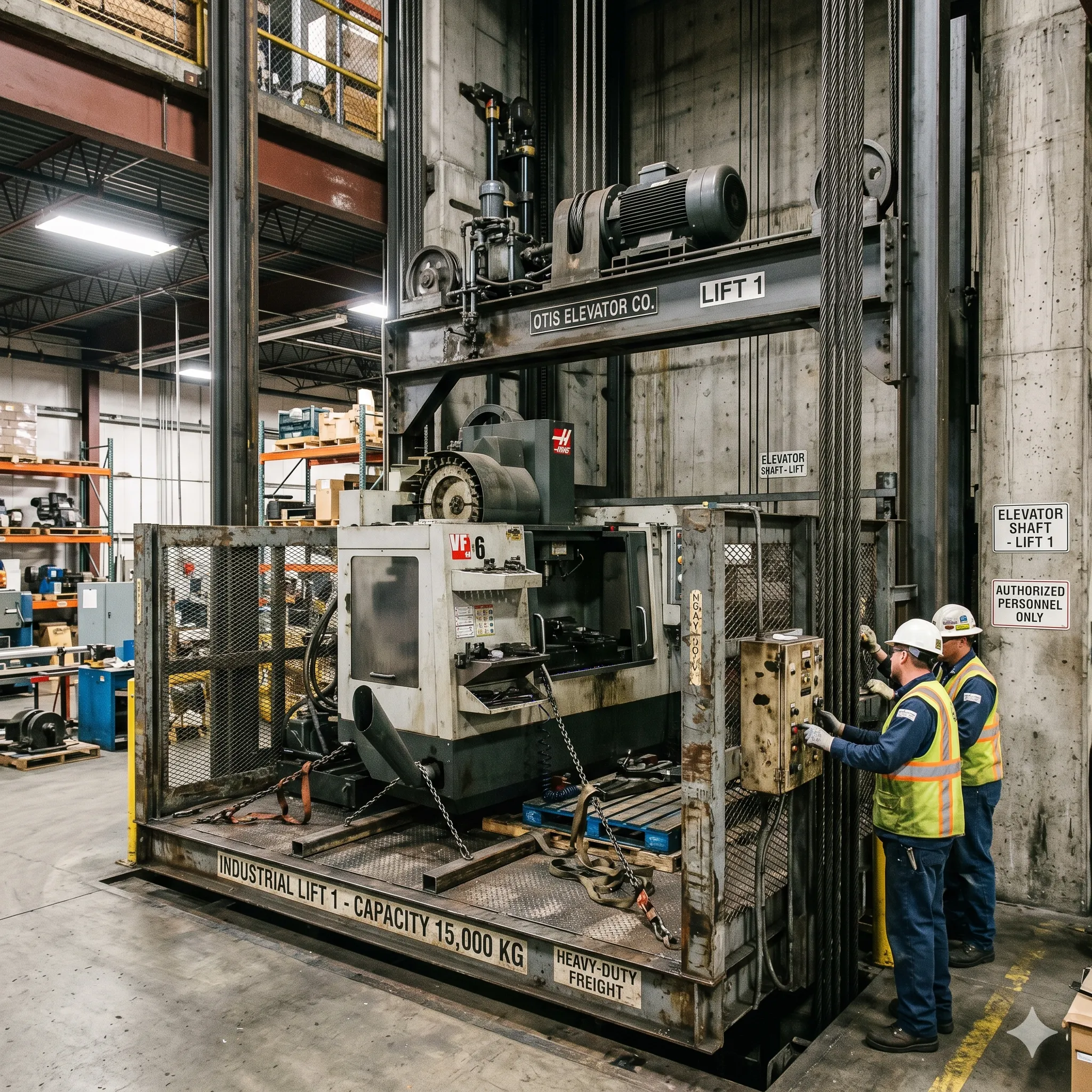 Heavy-Duty Industrial Elevators